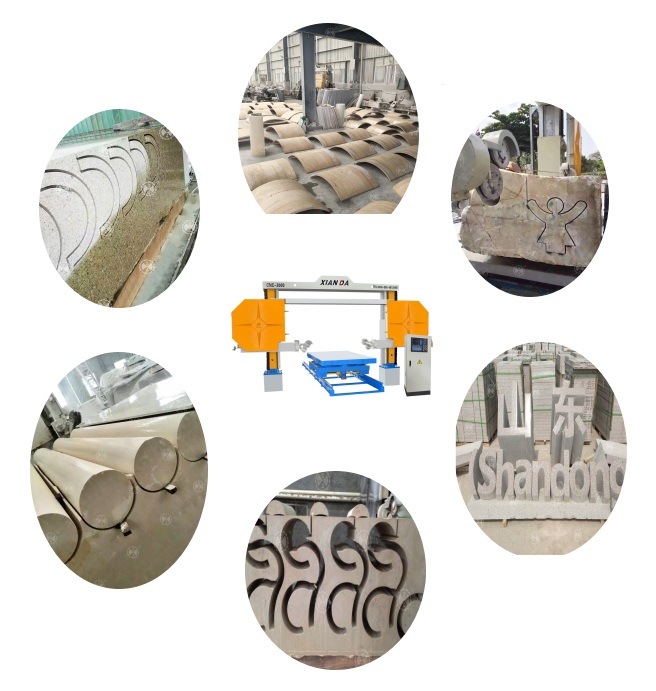 دستگاه برش سنگ CNC دستگاه اره سیم الماس برای سنگ مرمر گرانیت 1