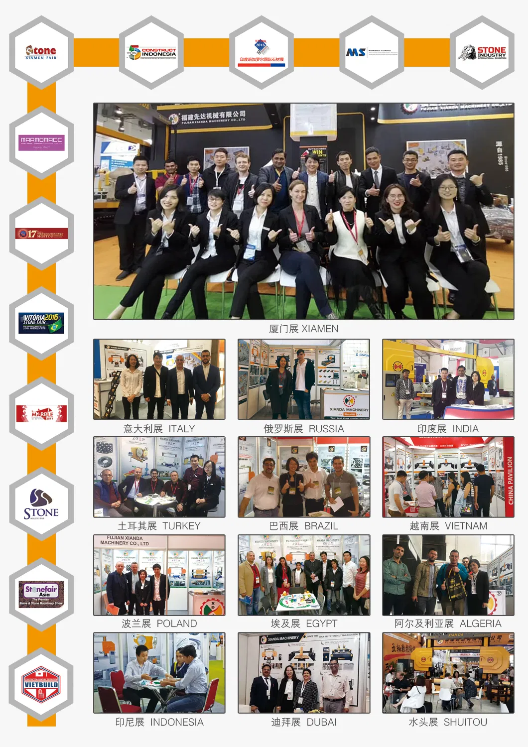 ماشین برش بلوک بلوک متوسط با 3200 * 2000mm میز کار 0-85 ° شیب و 0-90 ° چرخش برای گرانیت و سنگ مرمر 8