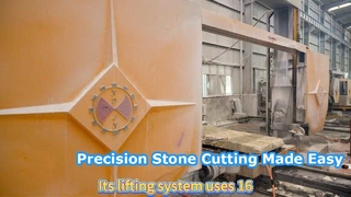 دستگاه اره سیم الماس 4 محور CNC CRM-3500 | دستگاه برش ستون رومی و قوس برش