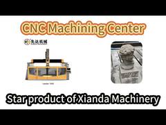 نمایش مرکز ماشینکاری سنگ XianDa Leader1500 1500CM 5 Axis CNC