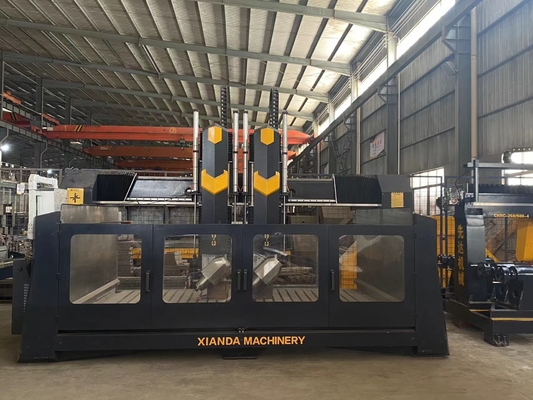 کیفیت  Xianda 4 Axis High Precision CNC Carving Machine With 0.02mm Positioning Accuracy And 5.5KW Spindle Power کارخانه