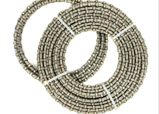 کیفیت  Granite Block Dressing Tools Granite Diamond Wire Saw To Cutting Stone 11mm کارخانه