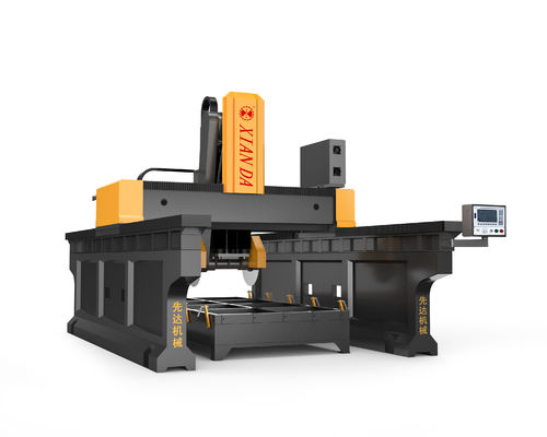 دستگاه فرز برش نوع پل پرتو دوتایی سیستم Cnc 3 محور
