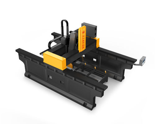 دستگاه فرز برش نوع پل پرتو دوتایی سیستم Cnc 3 محور