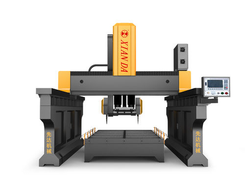 دستگاه فرز برش نوع پل پرتو دوتایی سیستم Cnc 3 محور