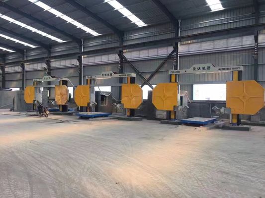 ماشین تراش سیم الماس کنترل CNC با دقت برش بالا و اتصال چهار چرخ برای برش سنگ