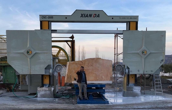 دستگاه اره سیم الماسه با سرعت بالا برای عرض و توانایی برش بالا