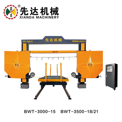 دستگاه اره سیم الماس بلوک برش سنگ CNC برای کوارتز سنگ مرمر گرانیت