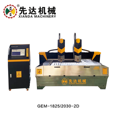 3 محور برق CNC سنگ حکاکی ماشین برش ماشین 5.5KW