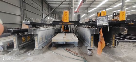 ماشین برش خطی و فرش دو بالاب برای سنگ بزرگ شکل