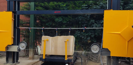 ماشین تراش سیم الماس برای غوطه ور شدن بلوک با کنترل PLC