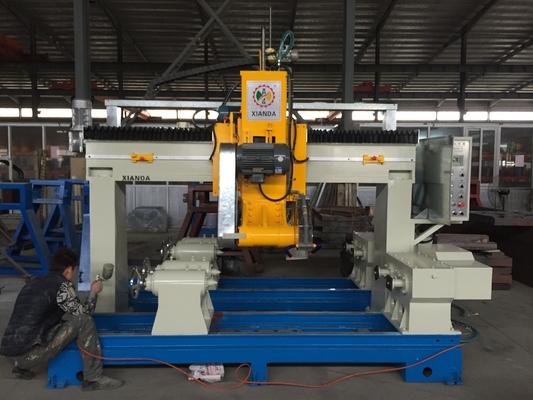 PLC/CNC دقت بالا چهار پی سی Blauster ماشین برش برای ستون، ستون های سرپوش، بلوک جاده