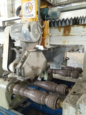 PLC/CNC دقت بالا چهار پی سی Blauster ماشین برش برای ستون، ستون های سرپوش، بلوک جاده