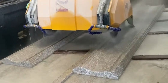 برش خشن و آسیاب باریک 3 محور خطی ماشین برش سنگ برای چوکات مربع