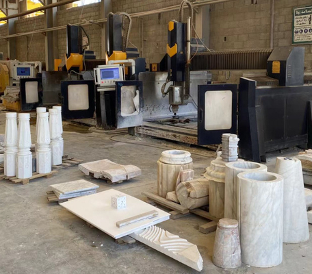 4 محور CNC Arc Slab& ستون ماشین حکاکی سنگ