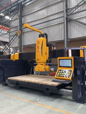 5 محور اتصال سیستم Cnc پل برش ماشین با عملکرد حافظه برای خاموش کردن قدرت