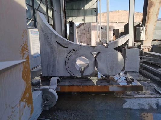 سیستم کنترل CNC چهار اسپندل پیوند گرانیت سنگ مرمر تخته سیم الماس