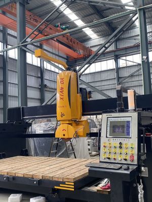 5 محور ماشین برش پل CNC برای 3D شکل ویژه