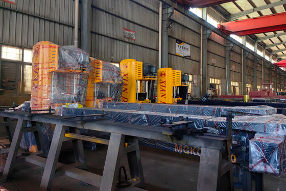 چهار ستون بلوک وسط ماشین برش برای سنگ