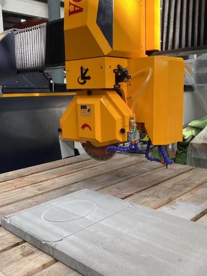 ماشین برش سنگ اتوماتیک CNC 4 محور پل چند کارکرد