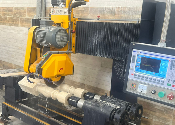 CNC / PLC دو دستگاه ماشین برش بالستر برای Kingpost ، بلوک جاده