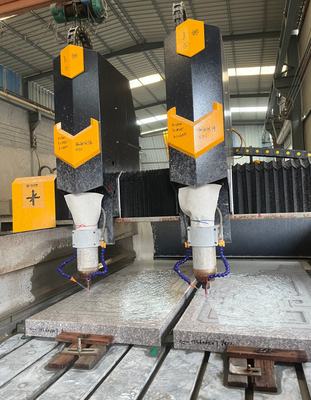 ماشین حکاکی سنگ CNC سه محور با ظرفیت بالا برای پردازش سنگ مرمر و گرینیت