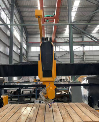 5 محور CNC Bridge Saw Machine برای میز آشپزخانه مرمر با ایتالیا Esa سیستم برنامه خودکار نرم افزار برش سنگ