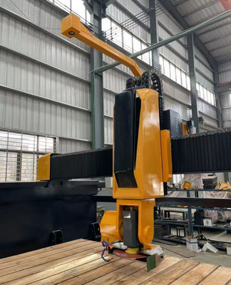 5 محور CNC Bridge Saw Machine برای میز آشپزخانه مرمر با ایتالیا Esa سیستم برنامه خودکار نرم افزار برش سنگ