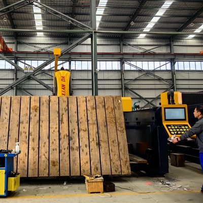 ماشین برش پل تراش اتوماتیک با قدرت 18.5KW و وزن ناخالص 8000kg