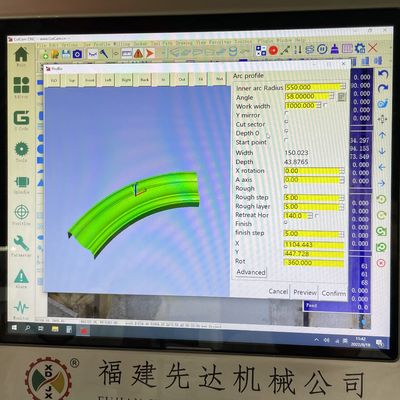 برش دقیق با ماشین برش سنگ 5 محور و حداکثر سفر بلند 500mm