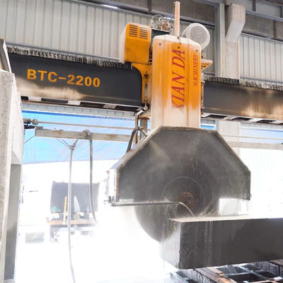 حداکثر قطر تیغه 2500mm/2800mm Bridge Saw Cutting Machine برای پردازش دقیق و سنگ