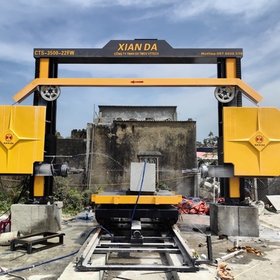 درجه چرخش ۳۶۰ درجه CNC Diamond Wire Saw Machine بهره وری تولید