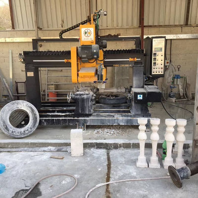 ماشین برش بالستر 4PCS با کنترل PLC / CNC و قطر پردازش 500mm Max برای سنگکاری