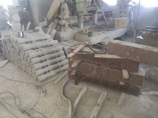 ماشین برش بالستر 4PCS با کنترل PLC / CNC و قطر پردازش 500mm Max برای سنگکاری