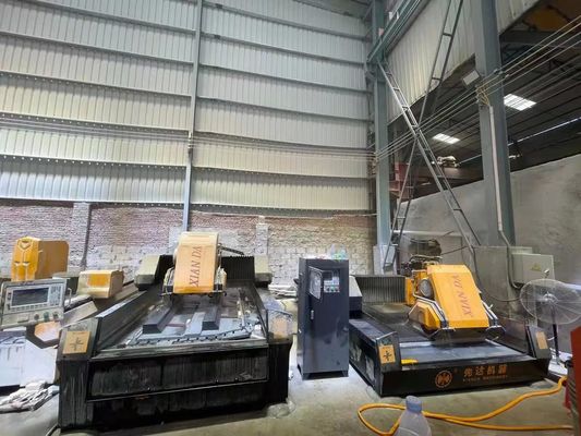 ماشین برش CNC خطی 3 محور با قدرت 220V 15kw موتور اصلی و 21.5kw قدرت ناخالص برای چوکات گرانیت