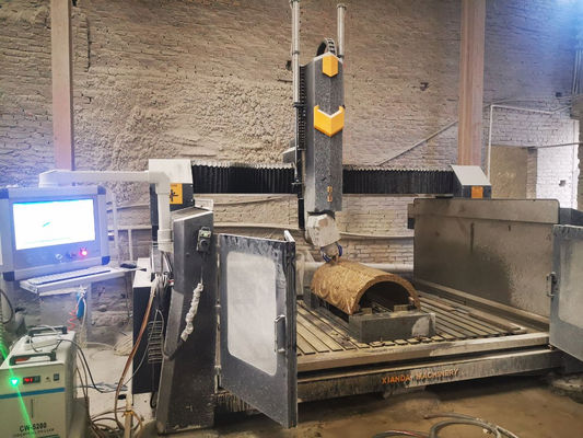 4 Axis Slab&Column Carving Machine Stone Bridge Edging Simple Marble Granite