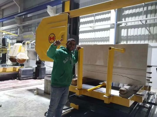 دستگاه برش سنگ با سیم الماس CNC برای برش بلوک