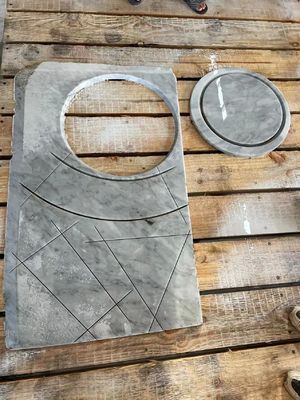 دستگاه برش اره پل CNC 5 محوره با میز کار 3400x2000 میلی‌متر و چرخش سر 0 تا 360 درجه برای گرانیت و سنگ مرمر