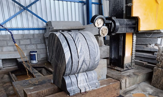 دستگاه اره سیم الماسی پروفیل‌زنی (دستگاه اره سیم الماسی سنگ قبر)