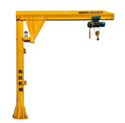 جرثقیل سنگی تک بازوی 1 تنی، تجهیزات بالابری سنگین برای فرآوری سنگ