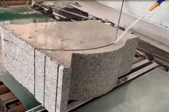 ماشین تراش سیم CNC عمودی برای منحنی curbstone