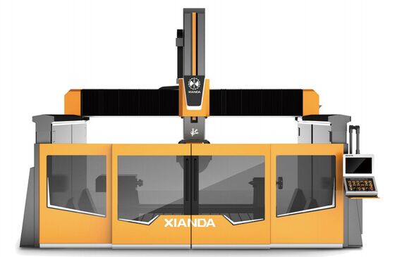 5+1 محور مرکز ماشینکاری CNC برای مجسمه سازی 3d سنگ مرمر گرانیت ، Tub