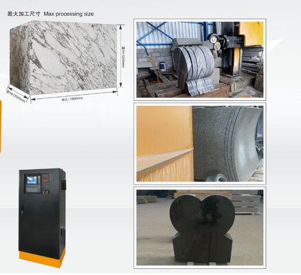 ماشین تراش سیم الماس 4 محور کمکت CNC برای پروفایل سازی سنگ مرمر - ماشین برش سنگ کوچک با گواهینامه CE