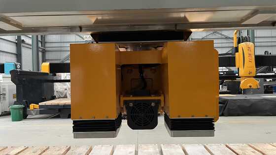 ماشین برش سنگ پل هوشمند 4 محور با تیغه 600 میلی متری سیستم CNC پیشرفته برای پردازش تخته های مرمر گرانیت