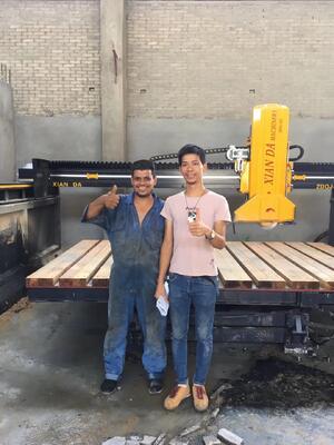 دستگاه برش PLC سنگ لیزری پل انفرا قرمز، مناسب برای پردازش سنگ مرمر و سنگ گرانیت در مقیاس بزرگ