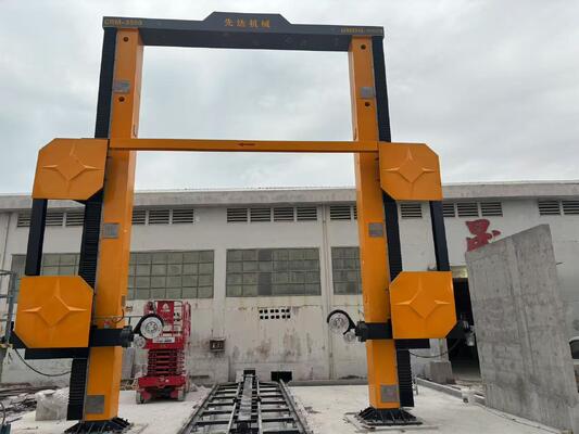 ماشین تراش سیم الماس CNC با 3500 * 3000 * 1800mm Max اندازه پردازش و 11kw موتور اصلی برای برش سنگ