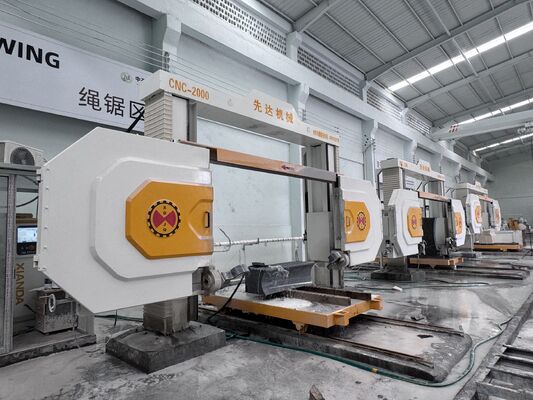 4 محور CNC الماس سیم تراش ماشین برای برش گرانیت و سنگ مرمر