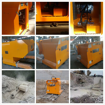 ماشین اره سیم الماس اتوماتیک کنترل CNC با دقت بالا برای برش سنگ
