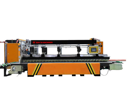 دستگاه سنگ‌زنی لبه افقی CNC با ۱۱ هد برای گرانیت، مرمر و کوارتز