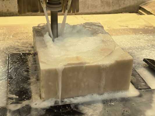 ماشین حکاکی سنگ CNC صنعتی 5 محور FAEM-3320، پردازش سریع برای مجسمه انسان و مجسمه سه بعدی بودا